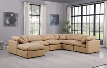 Load image into Gallery viewer, Indulge - Faux Leather 7 Piece Modular Sectional - Tan
