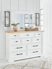 Load image into Gallery viewer, Ashbryn - Dresser And Mirror - White / Natural
