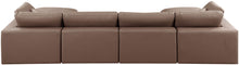 Load image into Gallery viewer, Comfy - 6 Piece Faux Leather Modular Double Chaise Sectional
