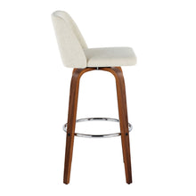 Load image into Gallery viewer, Toriano - Contemporary, Fixed Height Barstool Swivel &amp; Round Footrest (Set of 2)
