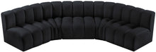 Load image into Gallery viewer, Arc - Velvet 5 Piece U-Shaped Modular Sofa
