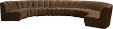 Load image into Gallery viewer, Infinity - 8 Piece Velvet Modular Sectional
