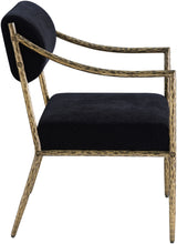 Load image into Gallery viewer, Bastille - Upholstered Dining Arm Chair (Set of 2) - Brass Frame
