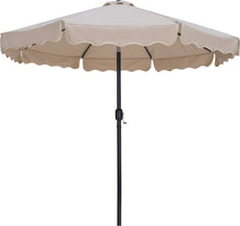 Load image into Gallery viewer, Amalfi - Aluminum Patio Umbrella - White Base / Black Pole
