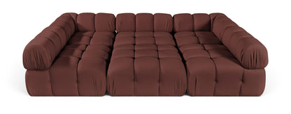 Orin - Velvet 6 Piece Modular Sectional