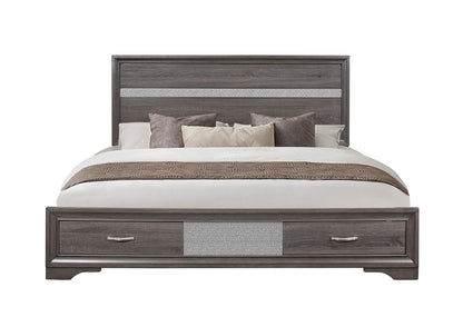 Seville - Queen Bed Side Rails - Gray