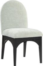 Load image into Gallery viewer, Waldorf - Chenille Dining Side Chair With Black Legs
