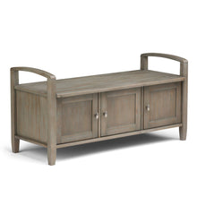 Load image into Gallery viewer, Warm Shaker - Handcrafted Entryway Storage Bench
