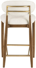 Load image into Gallery viewer, Riccio - Fabric Stool - Walnut Frame
