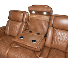 Load image into Gallery viewer, U72 - Power Reclining Sofa - Brown
