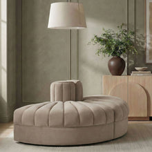 Load image into Gallery viewer, Rummi - Velvet Performance Fabric Upholstered 2 Piece  Rounded Modular Loveseat
