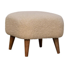 Load image into Gallery viewer, Square Footstool - Cream
