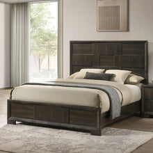 Load image into Gallery viewer, Langston - 6/6 King Panel Headboard, Footboard &amp; Slats - Espresso
