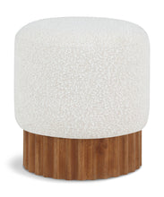 Load image into Gallery viewer, Veranda - Ottoman / Stool With Brown Base
