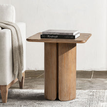 Load image into Gallery viewer, Sonoma - Square Pedestal Side Table - Antique Brown
