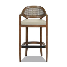 Load image into Gallery viewer, Americana - Mid-Century Modern Cane Back Counter Stool
