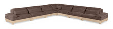 Load image into Gallery viewer, Turin - Chenille Fabric Upholstered Modular Sectional - Brown
