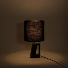 Load image into Gallery viewer, Vellum - Genuine Marble Base And Linen Textured Fabric Shade Table Lamp
