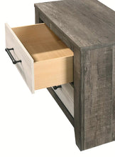 Load image into Gallery viewer, Crown Mark Furniture Rhett 2 Drawer Nightstand in Gray
