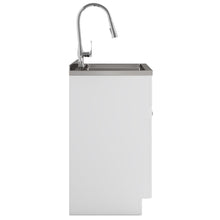 Load image into Gallery viewer, Beckham - Laundry Cabinet &amp; Faucet And Stainless Steel Sink
