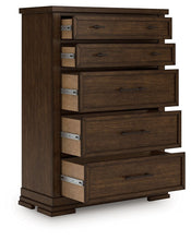 Load image into Gallery viewer, Taffenbrook - Five Drawer Chest - Medium Brown
