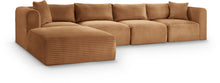Load image into Gallery viewer, Shaggy - Fabric 5 Piece Modular Sectional With Ottoman
