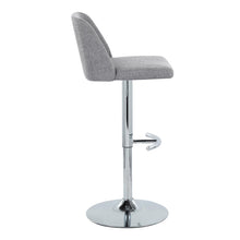 Load image into Gallery viewer, Toriano - Contemporary Adjustable Barstool With Swivel &amp; Rounded T Footrest (Set of 2)
