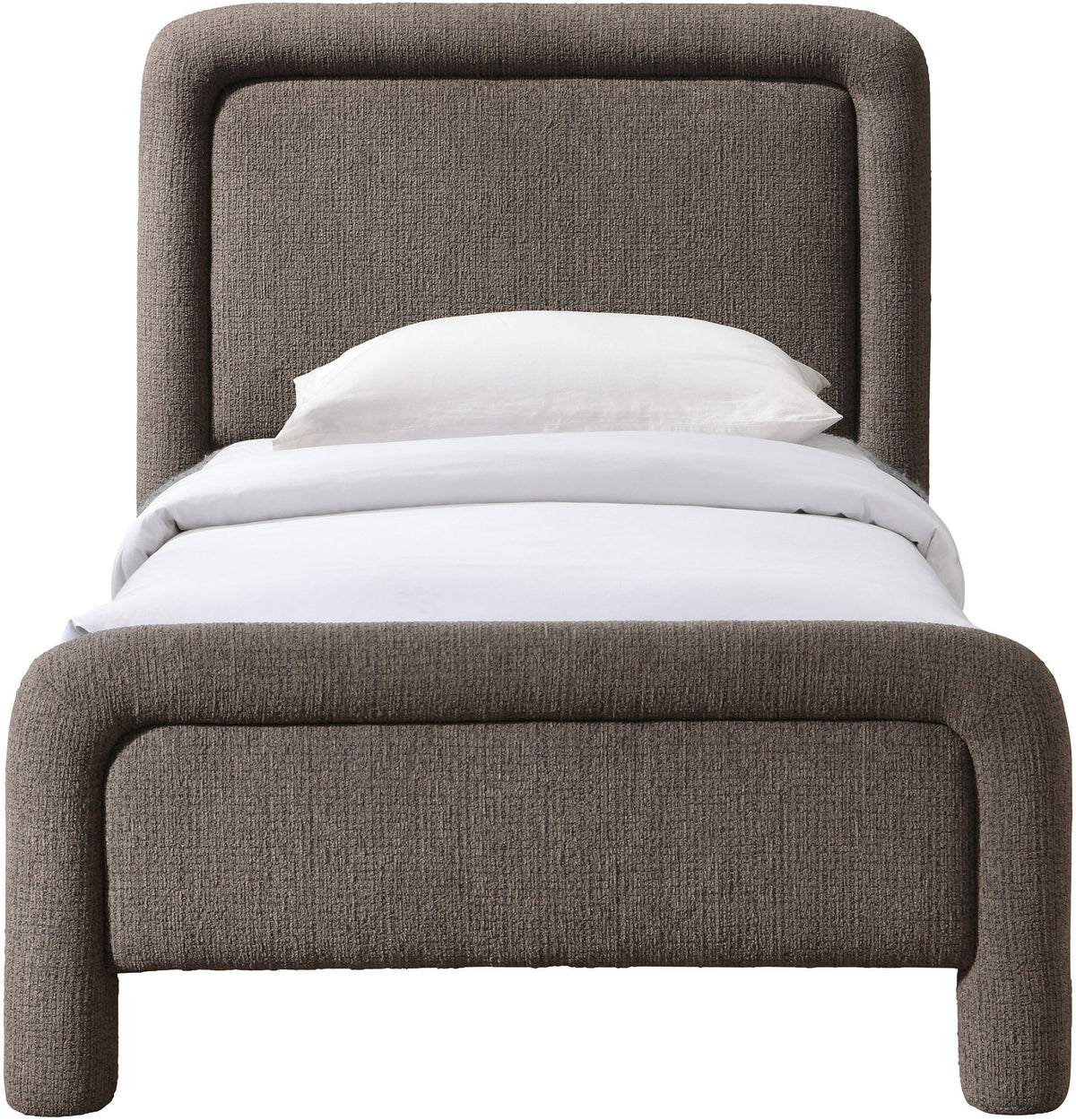 Baylor - Fabric With Interwoven Chenille Upholstered Bed