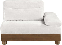Load image into Gallery viewer, Turin - Chenille Fabric Upholstered Modular Arm Chair - Walnut Base
