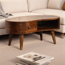 Load image into Gallery viewer, Wave Coffee Table With 1 Drawer
