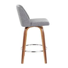 Load image into Gallery viewer, Toriano - Mid-Century Modern Fixed Height Counter Stool With Round Footrest (Set of 2)
