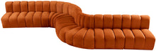 Load image into Gallery viewer, Arc - Velvet 8 Piece Curved Modular Sofa
