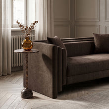 Load image into Gallery viewer, Helix - Genuine Marble Top And Aluminum Base End / Side Table
