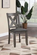Load image into Gallery viewer, D161 - 7 Piece Dining Room Set (Dining Table, 6 Side Chairs) - Gray
