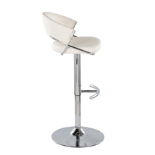Load image into Gallery viewer, Jie - Contemporary Adjustable Barstool With Swivel &amp; Rounded T Footrest (Set of 2)
