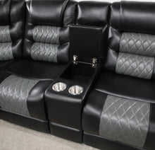 Load image into Gallery viewer, U89 - Black / Motion 3 Piece Sectional - Black
