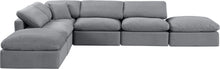 Load image into Gallery viewer, Indulge - Velvet 6 Piece Modular Armless Sectional
