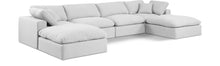 Load image into Gallery viewer, Comfy - 6 Piece Linen Modular Double Chaise Sectional
