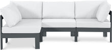 Load image into Gallery viewer, Nizuc - Outdoor Patio 4 Piece Modular Sectional With Gray Frame
