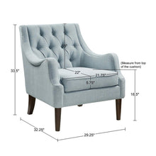 Load image into Gallery viewer, Qwen - Button Tufted Accent Chair
