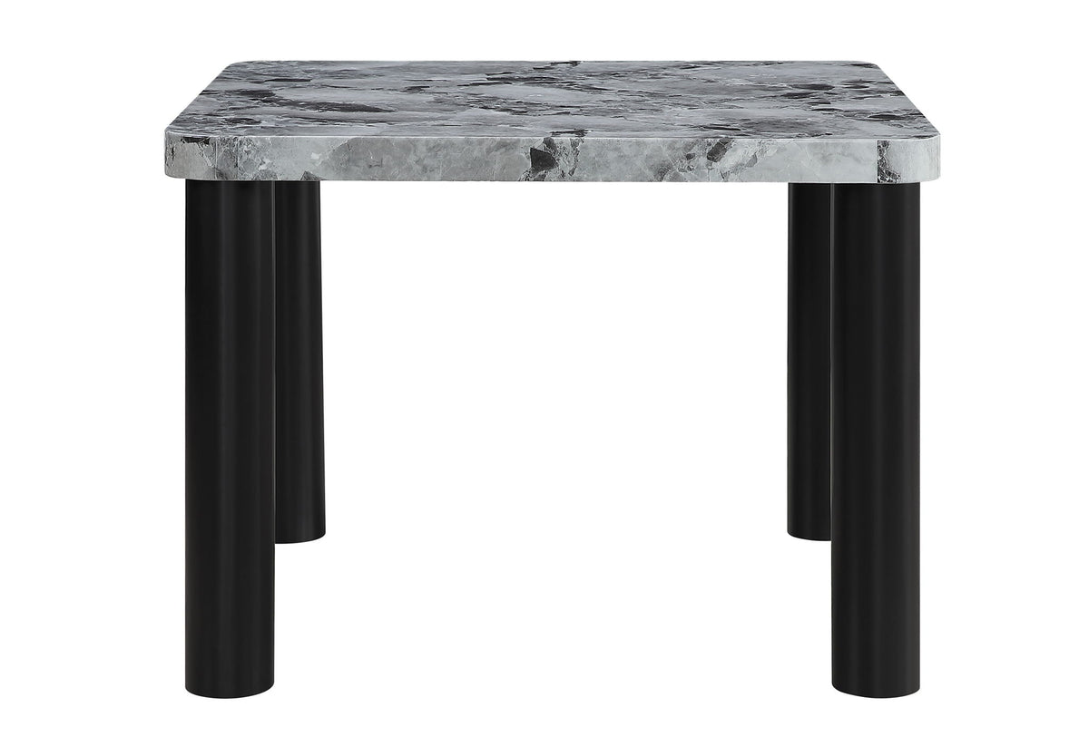 D5473 - 9 Piece Dining Room Set (Bar Table And 8 Bar Stools) - Black / Gray