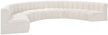Load image into Gallery viewer, Arc - Boucle Fabric 8 Piece U-Shaped Modular Sofa
