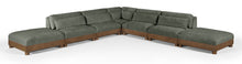 Load image into Gallery viewer, Turin - Chenille Fabric Upholstered Modular Sectional - Green
