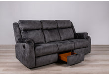 Load image into Gallery viewer, U7303 - 3 Piece Living Room Set (Recliner Sofa / Console Power Recliner Loveseat / Glider Recliner) - Granite
