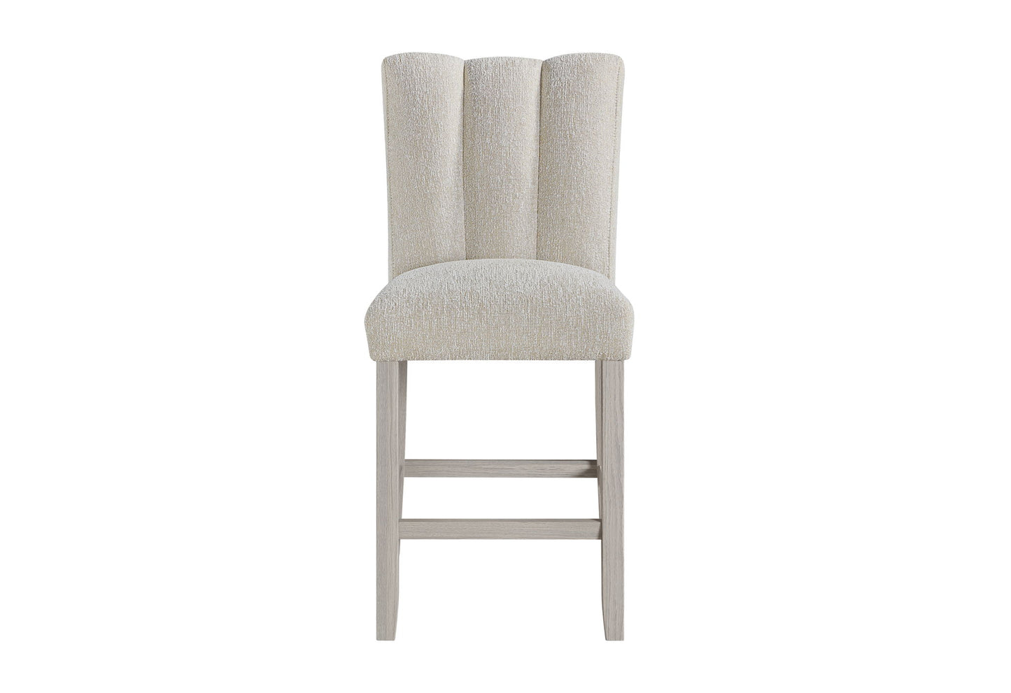 D2507 - 7 Piece Dining Room Set (Bar Table With Hidden Storage In The Base With 6 Bar Stools) - White