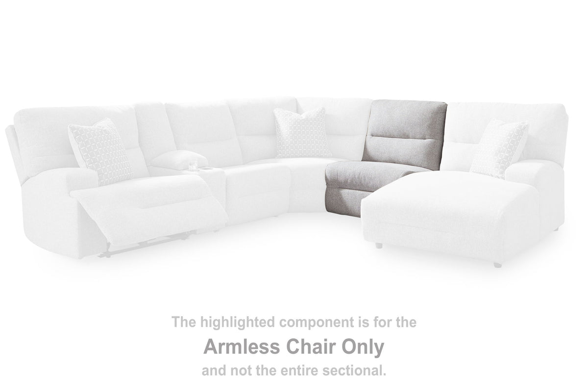 Acklen Place - Armless Chair - Pewter