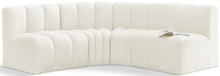 Load image into Gallery viewer, Arc - Velvet 4 Piece Corner Modular Sofa
