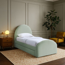 Load image into Gallery viewer, Andaz - Chenille Fabric Upholstered Trundle Bed
