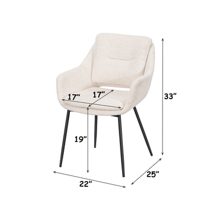 Bexley - Arm Chair (Set of 2) - Beige