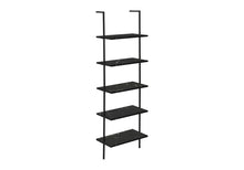 Load image into Gallery viewer, Bookshelf, Bookcase, Etagere, Ladder, 5 Tier, For Office, Marble Look Contemporary &amp; Modern
